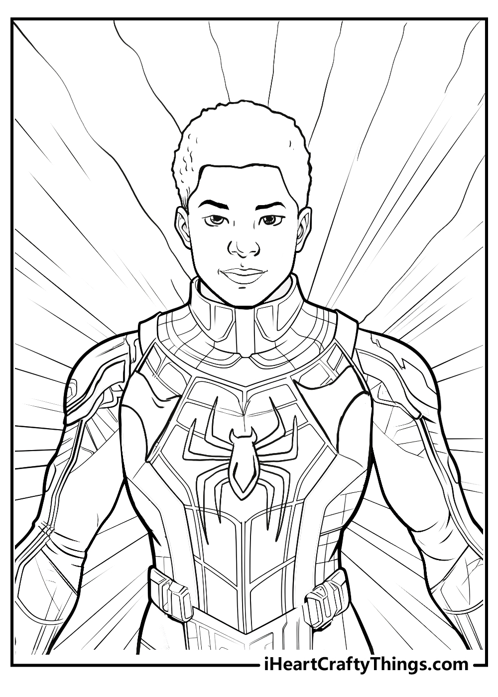 22 Miles Morales Coloring Pages Free Printable PDFs