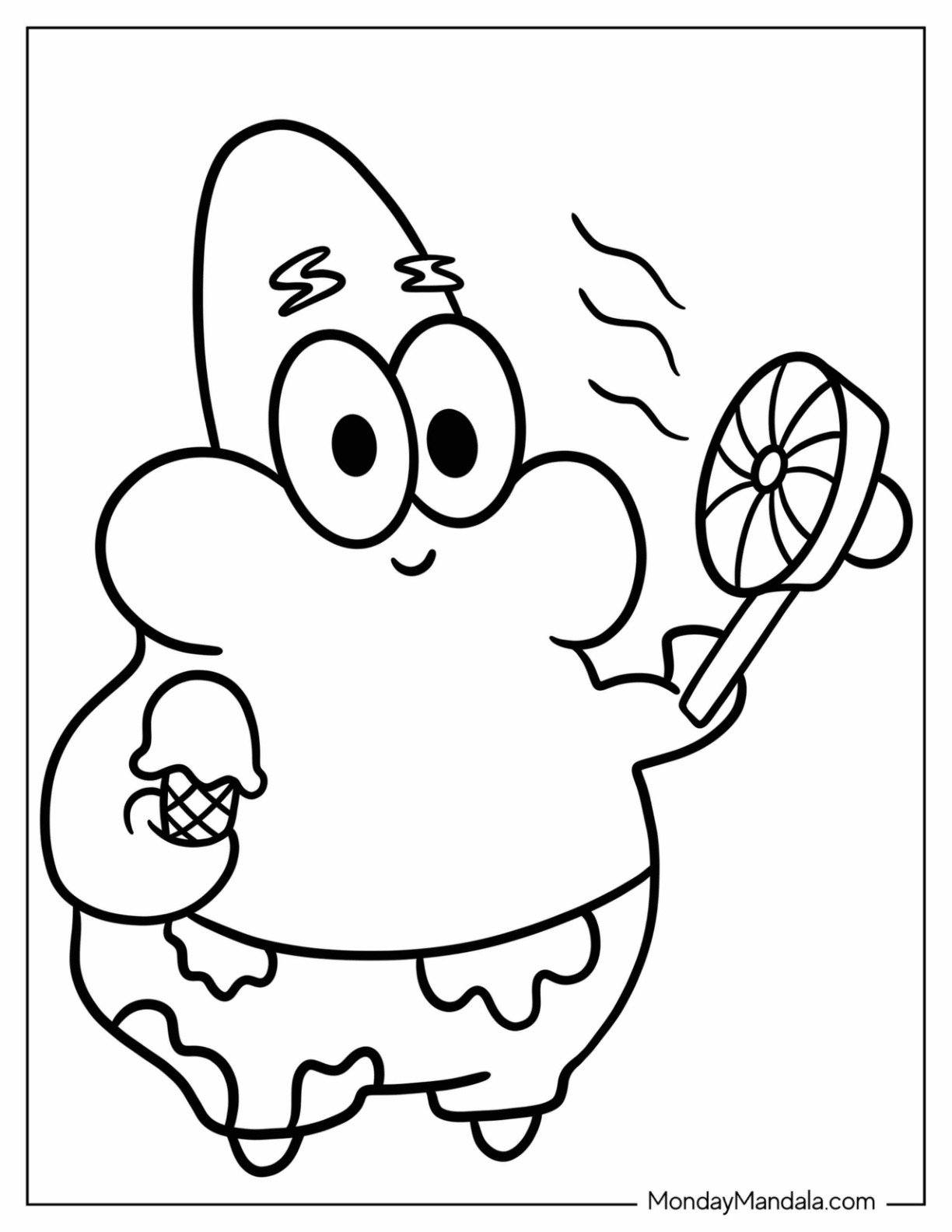 22 Patrick Star Coloring Pages Free PDF Printables 