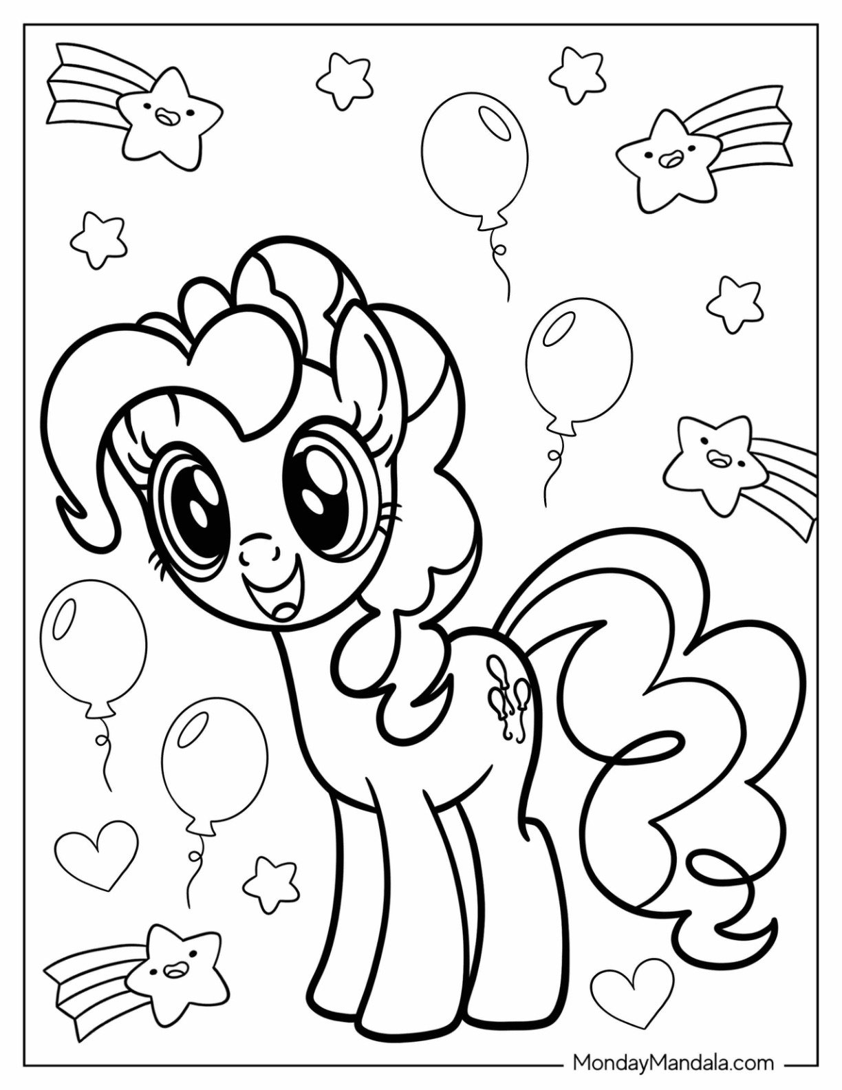 22 Pinkie Pie Coloring Pages Free PDF Printables 