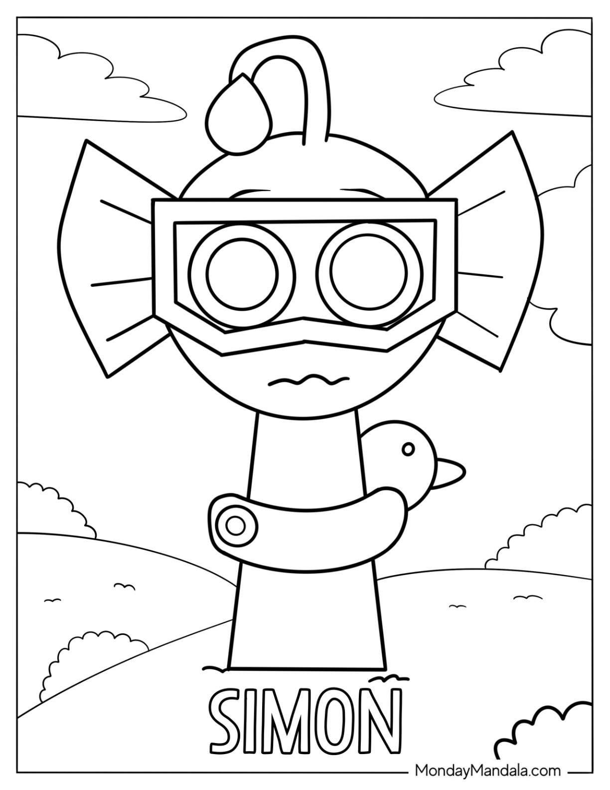 22 Sprunki Coloring Pages Free PDF Printables 22 Sprunki Coloring Pages Free PDF Printables