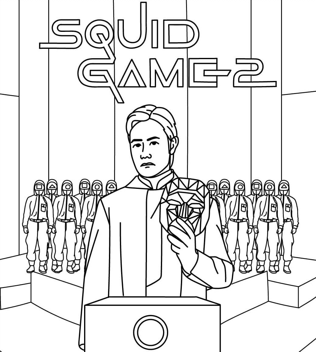 squid game coloring pages squid game coloring pages