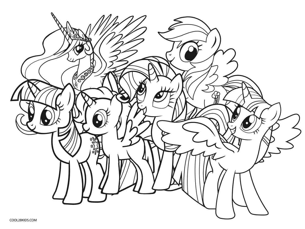 23 Page My Little Pony Coloring Etsy 23 Page My Little Pony Coloring Etsy