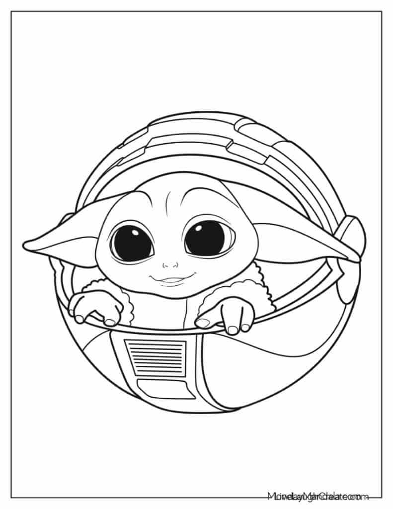 24 Baby Yoda Coloring Pages Free PDF Printables 24 Baby Yoda Coloring Pages Free PDF Printables