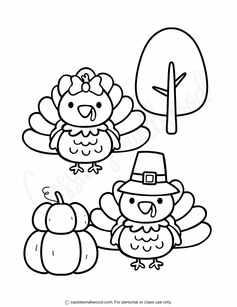 printable thanksgiving coloring sheets