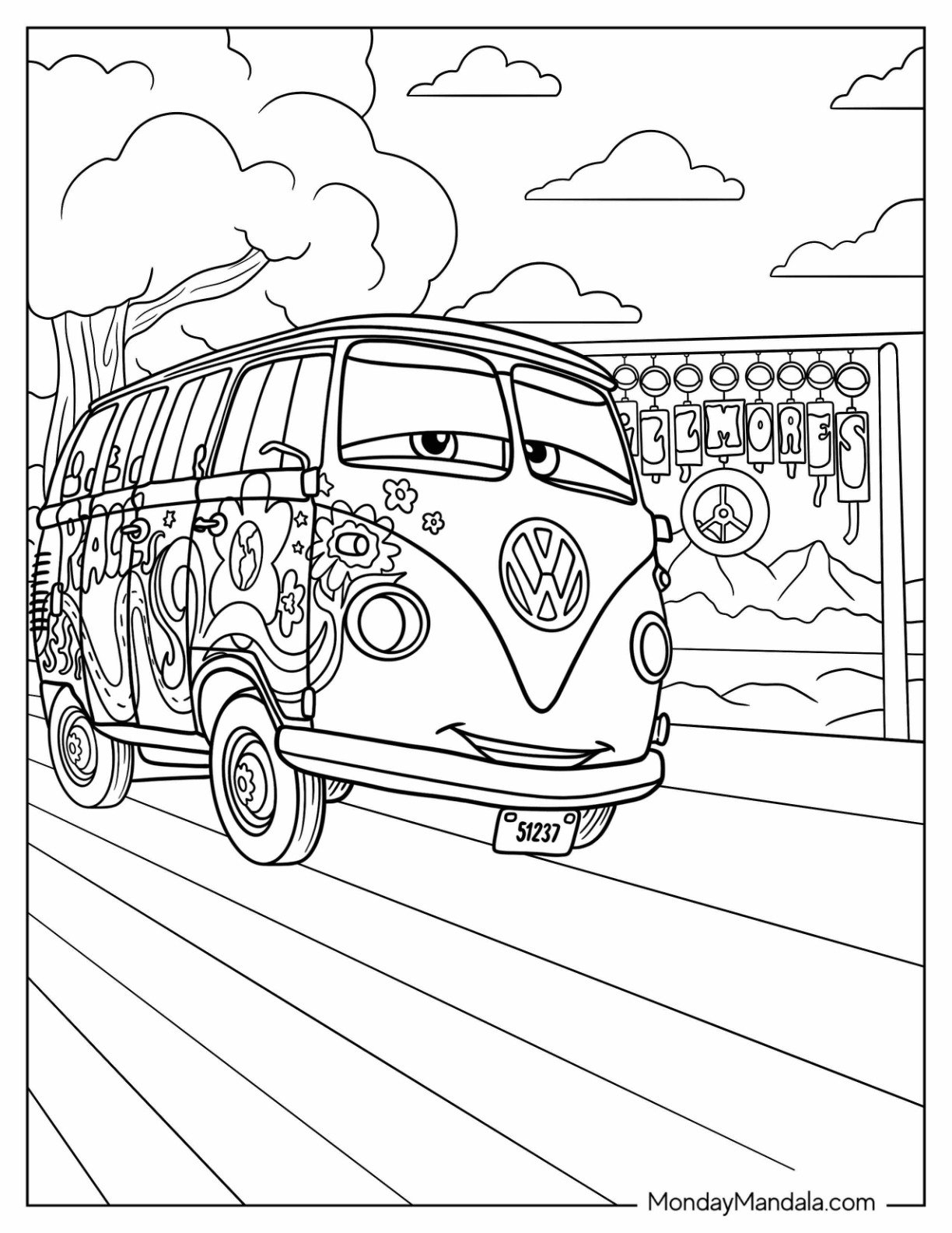 disney cars coloring sheets