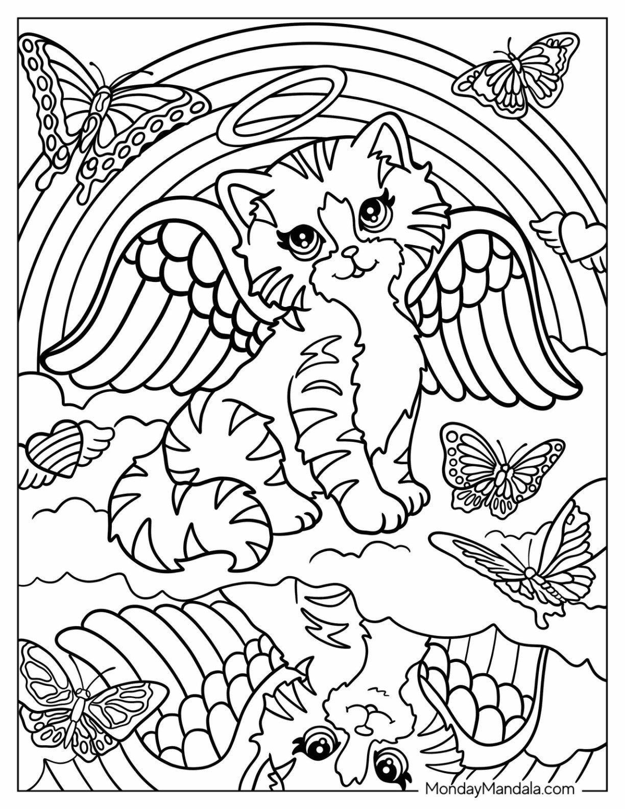 lisa frank coloring page