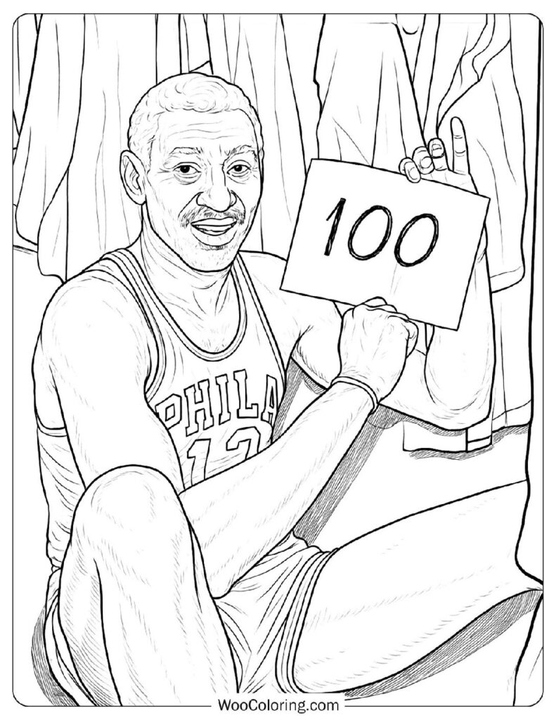 24 NBA Basketball Coloring Pages Free PDF To Print Woo Coloring