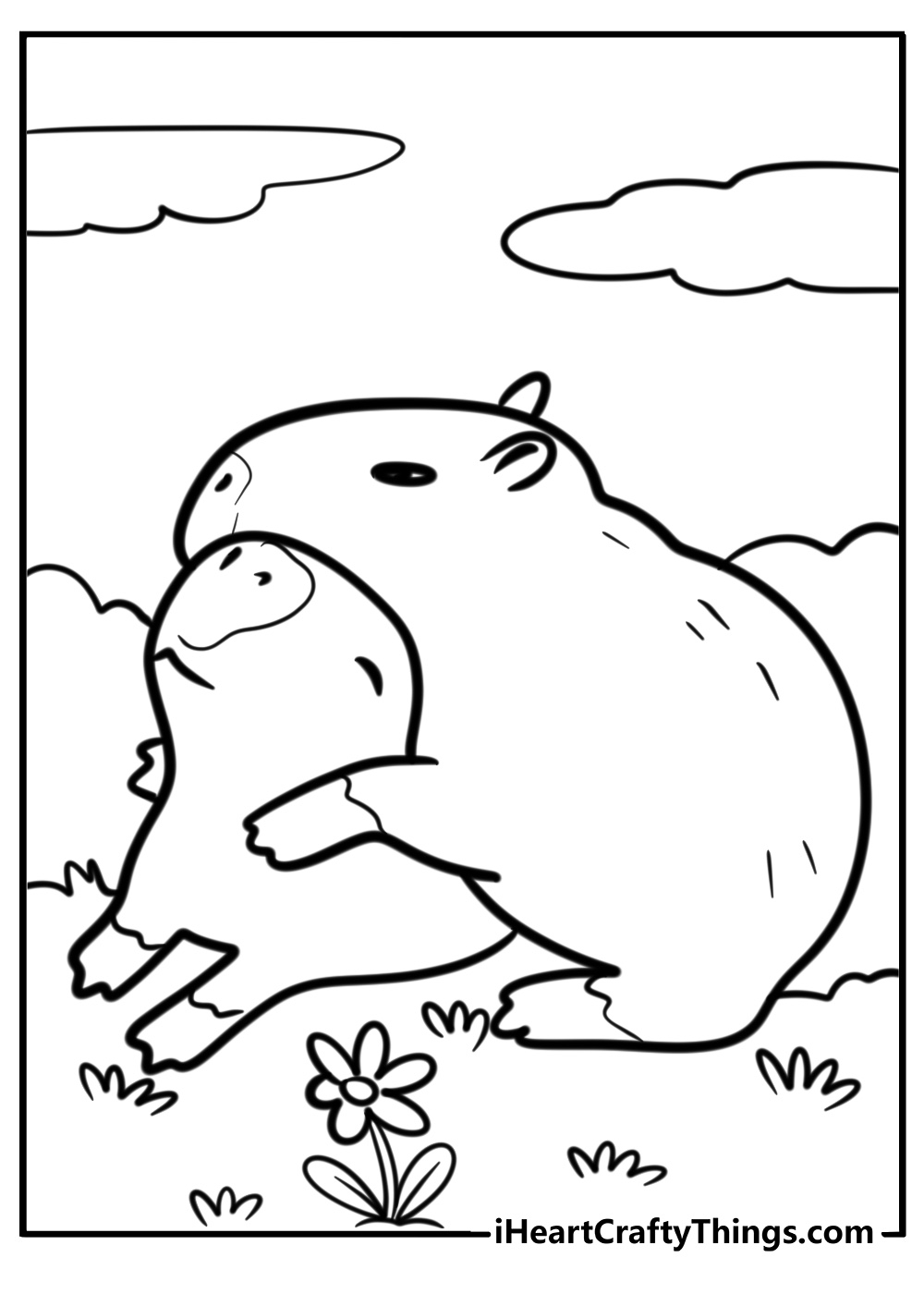 25 Capybara Coloring Pages Free Printable PDF For All Ages 