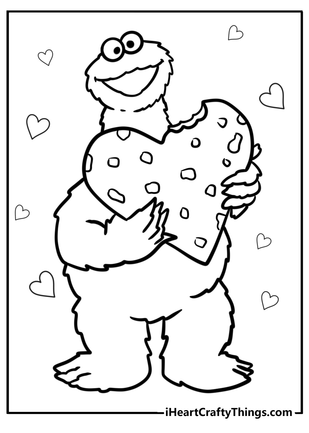 25 Cookie Monster Coloring Pages Free Printable PDF 