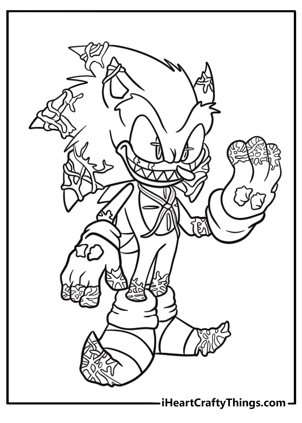 25 Free Sonic exe Coloring Pages For Kids