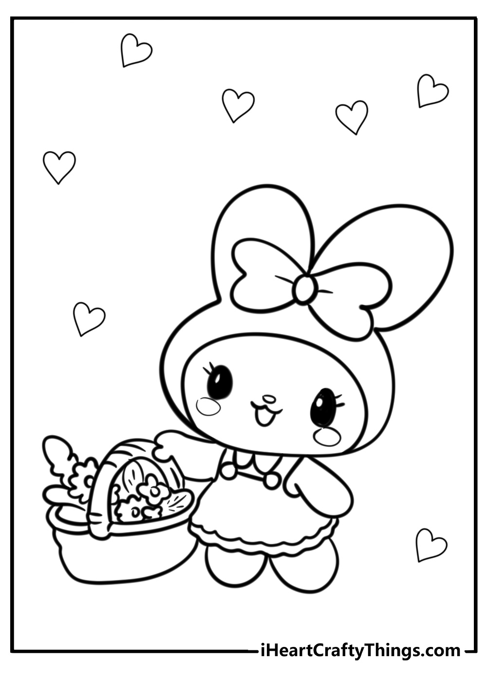 my melody coloring pages