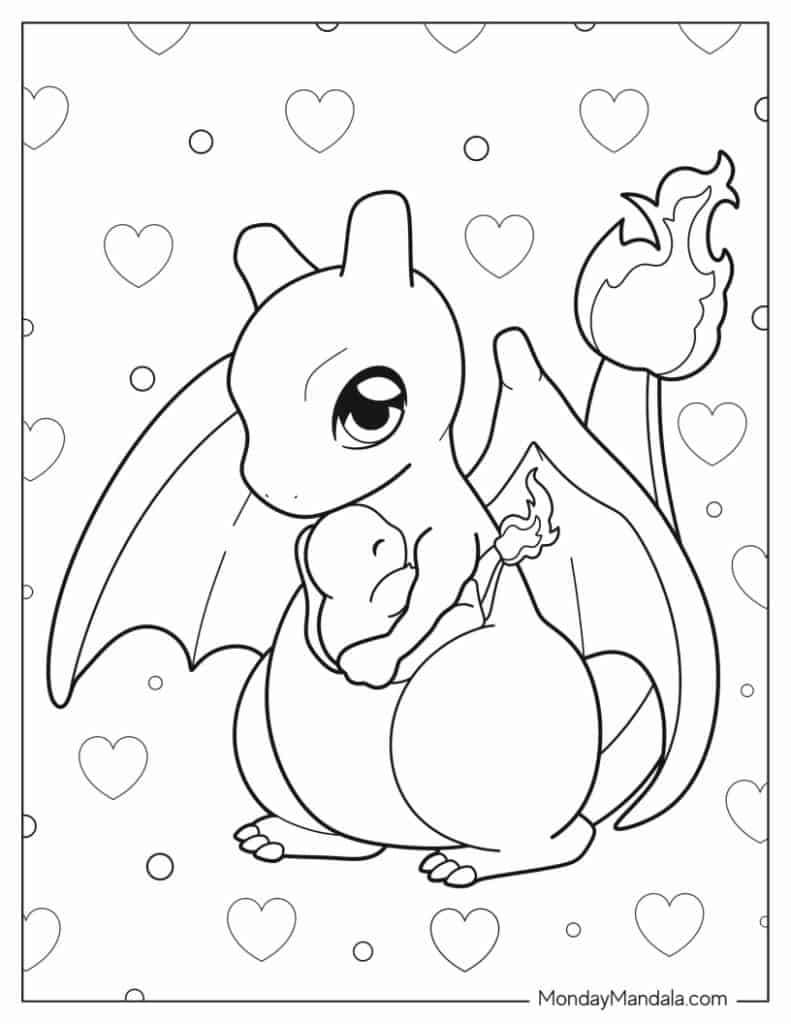 26 Charizard Coloring Pages Free PDF Printables 
