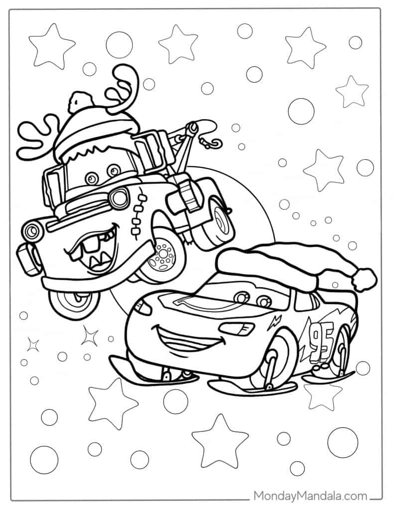 26 Lighting McQueen Coloring Pages Free PDF Printables 
