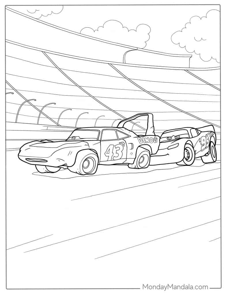 cars movie coloring pages