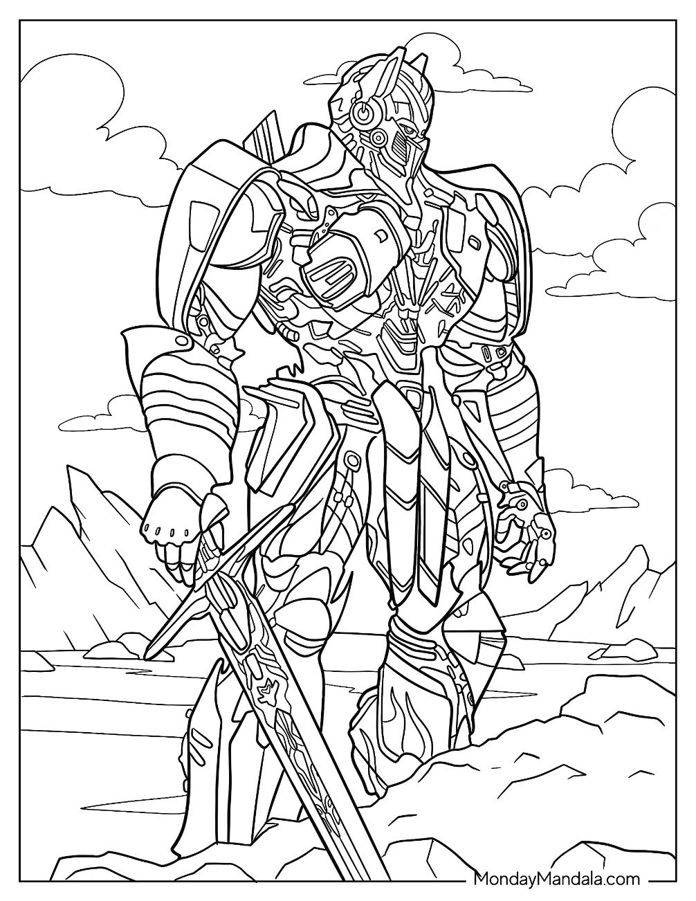 26 Optimus Prime Coloring Pages Free PDF Printables 