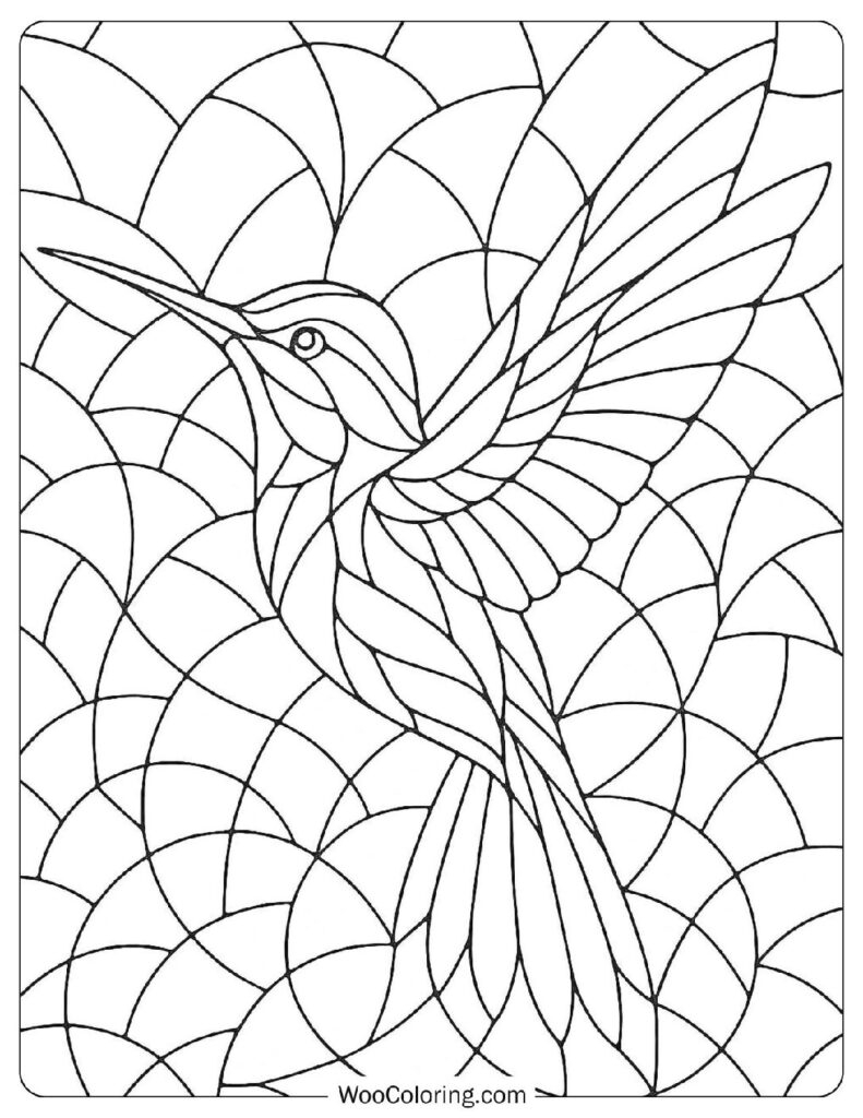 26 Stained Glass Coloring Pages Free PDF To Print Woo Coloring