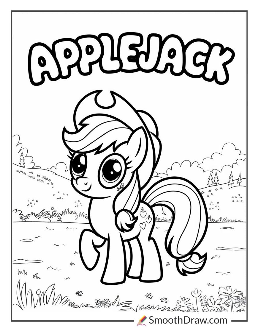 my little pony coloring sheet