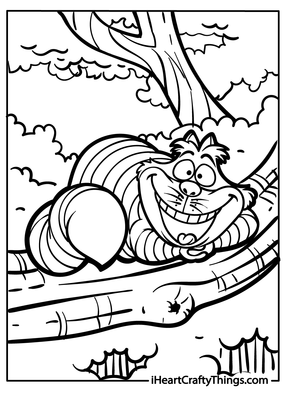 alice in wonderland coloring pages