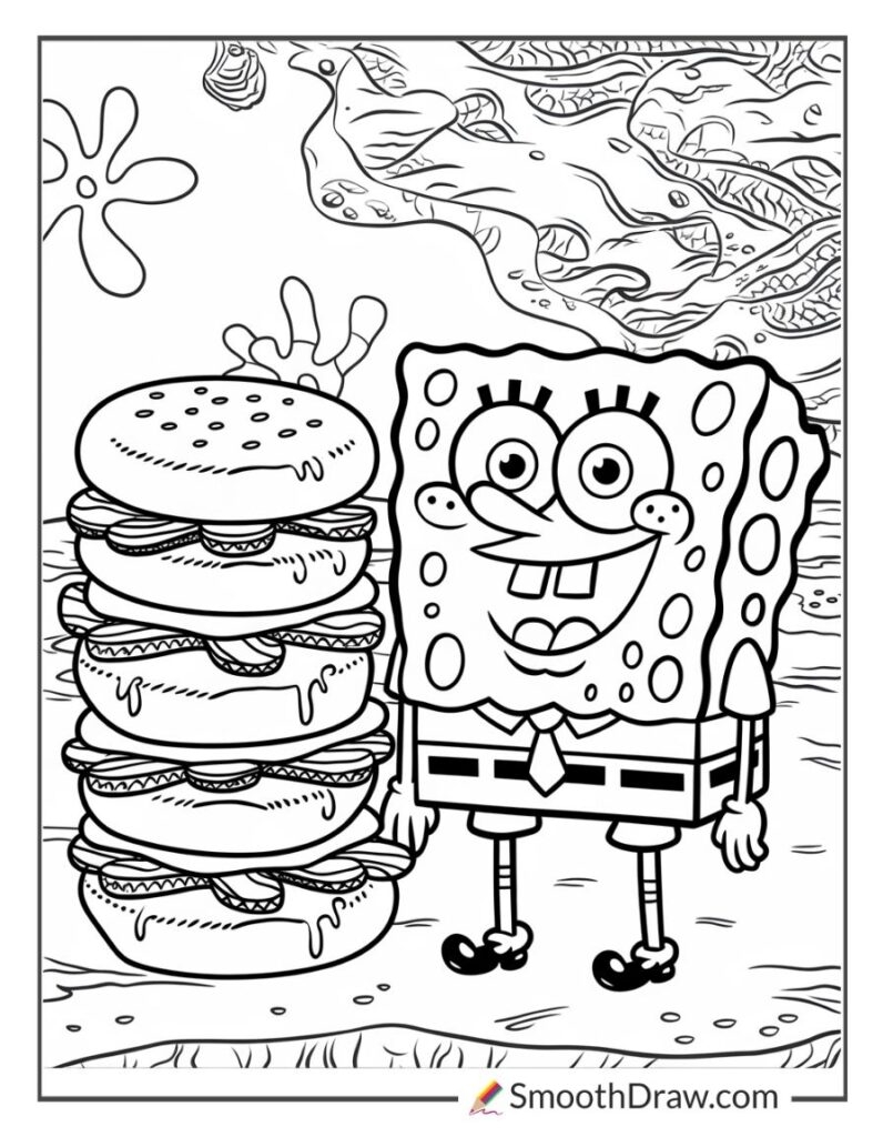 28 SpongeBob Coloring Pages Free Printables Smooth Draw 28 SpongeBob Coloring Pages Free Printables Smooth Draw