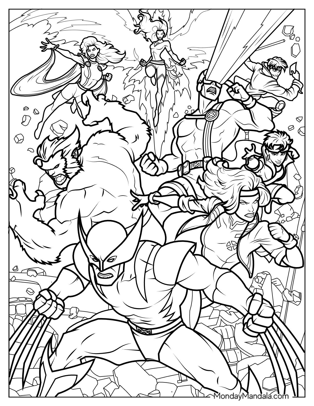 28 X Men Coloring Pages Free PDF Printables 28 X Men Coloring Pages Free PDF Printables