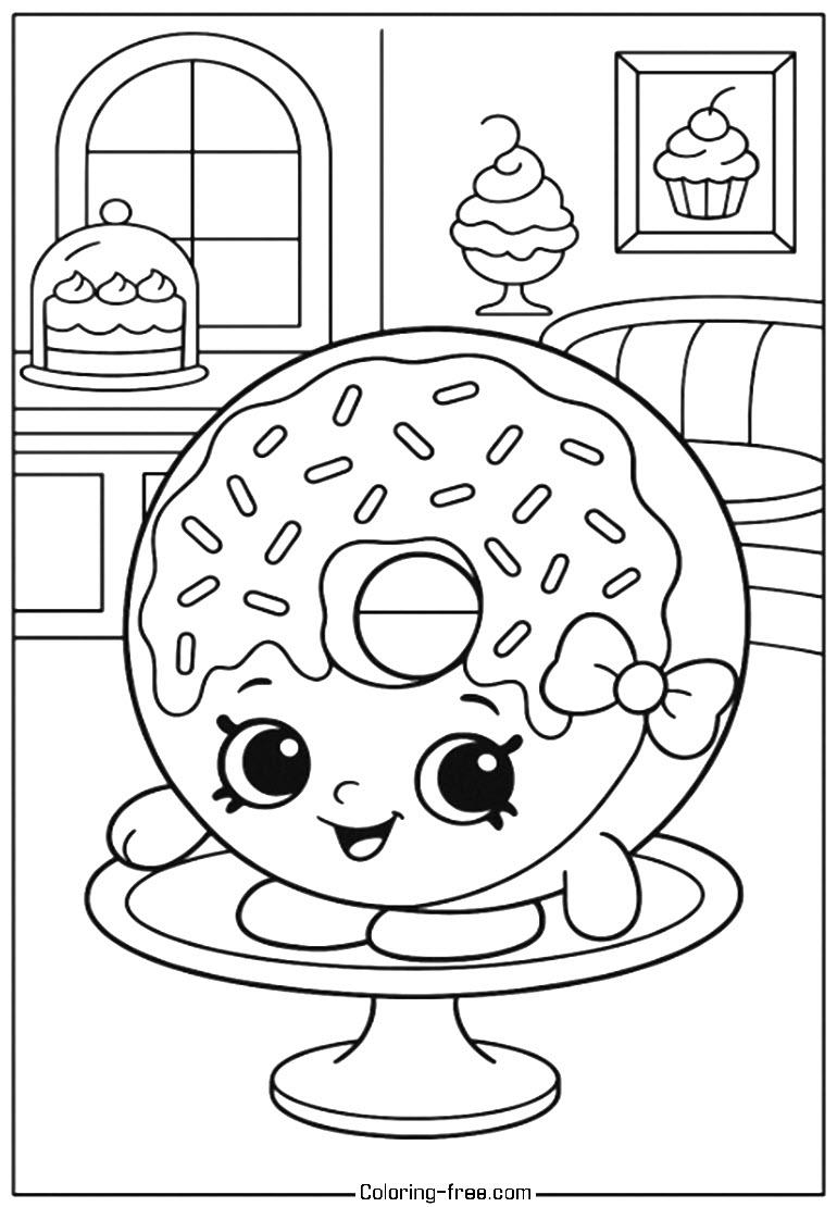 29 Shopkins Coloring Pages Free Unique Printables 