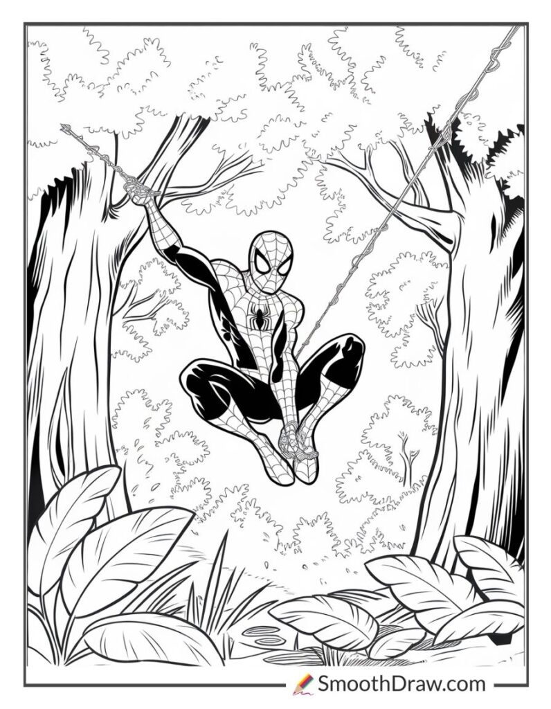 29 Spiderman Coloring Pages Free PDFs 