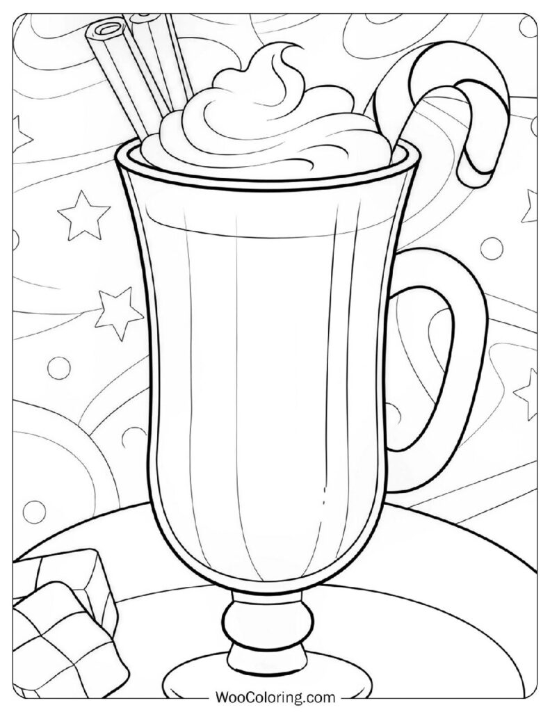 30 Hot Chocolate Coloring Pages Free PDF To Print Woo Coloring