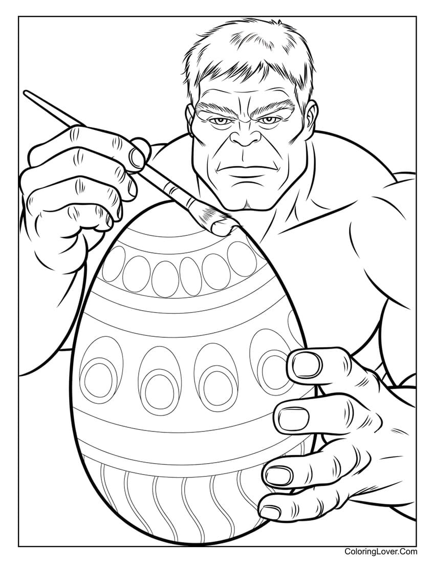 30 Hulk Coloring Pages Free Printables For All Ages 