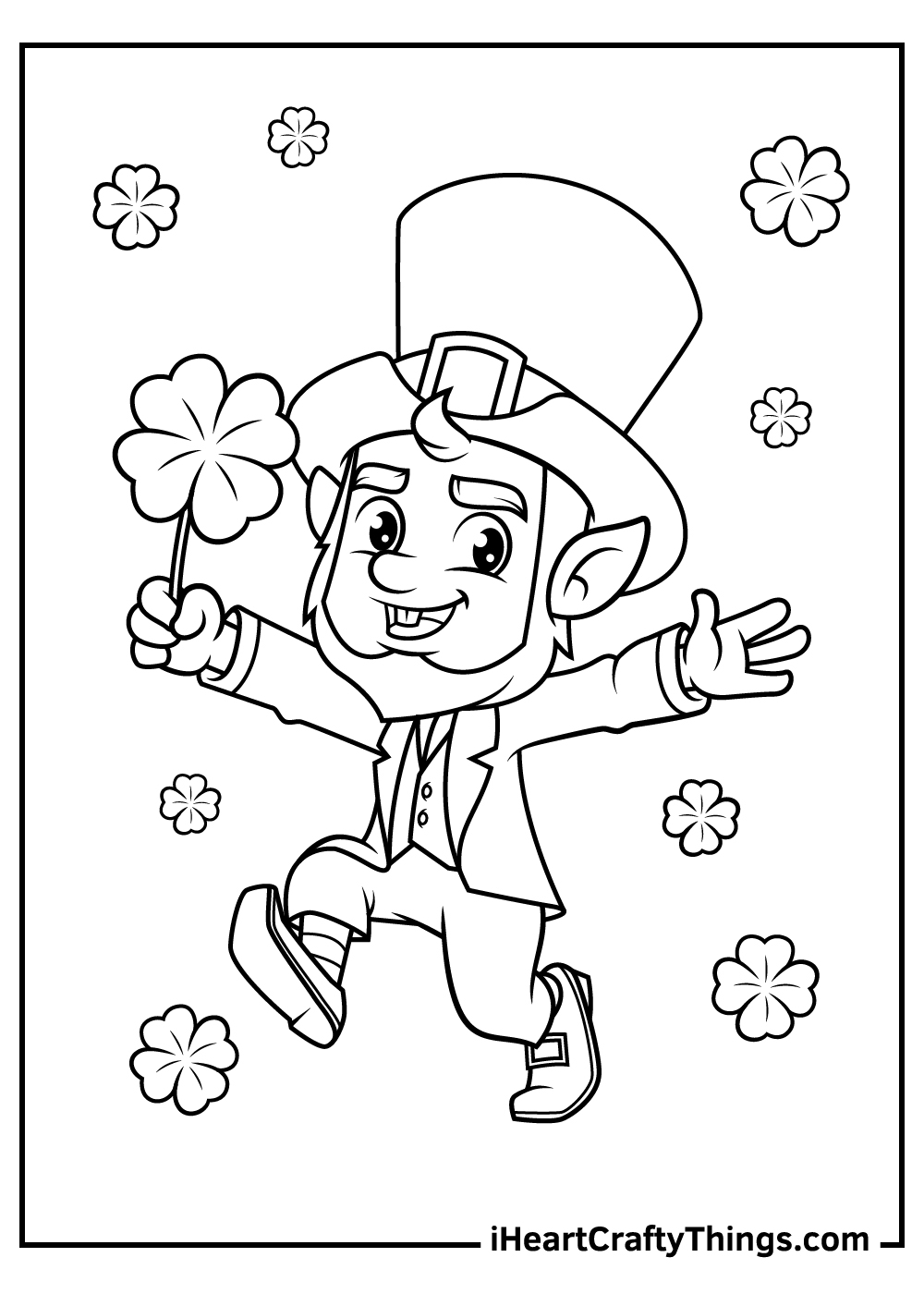 30 Leprechaun Coloring Pages 100 Free To Download Printables