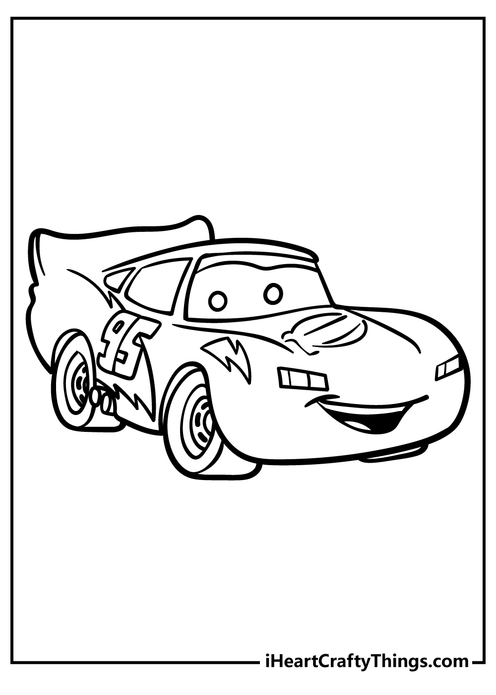30 Lightning McQueen Coloring Pages 100 Free Printables 