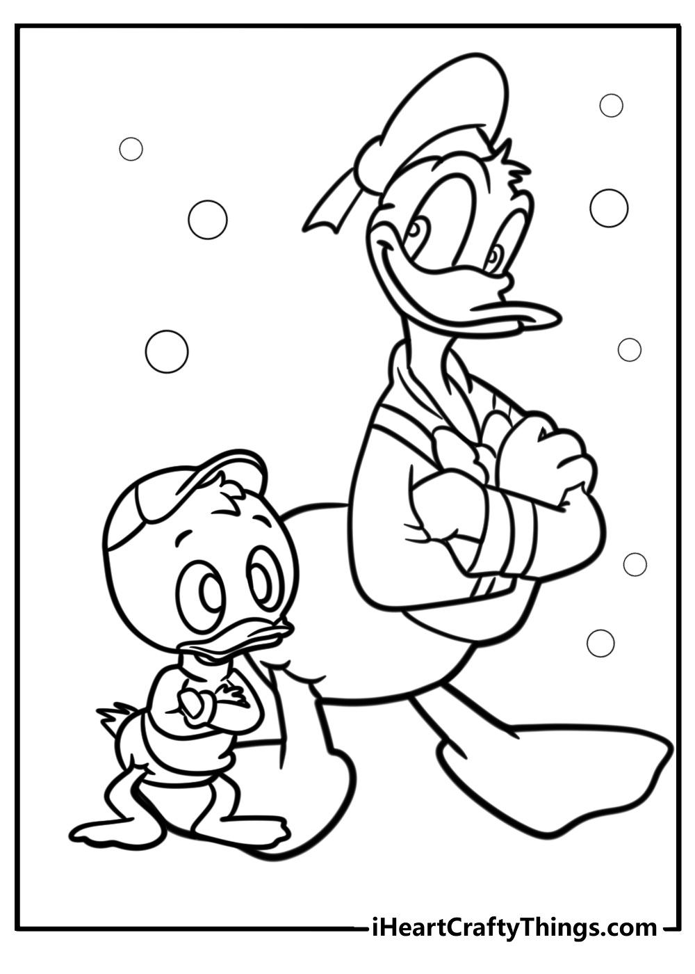 donald duck coloring pages
