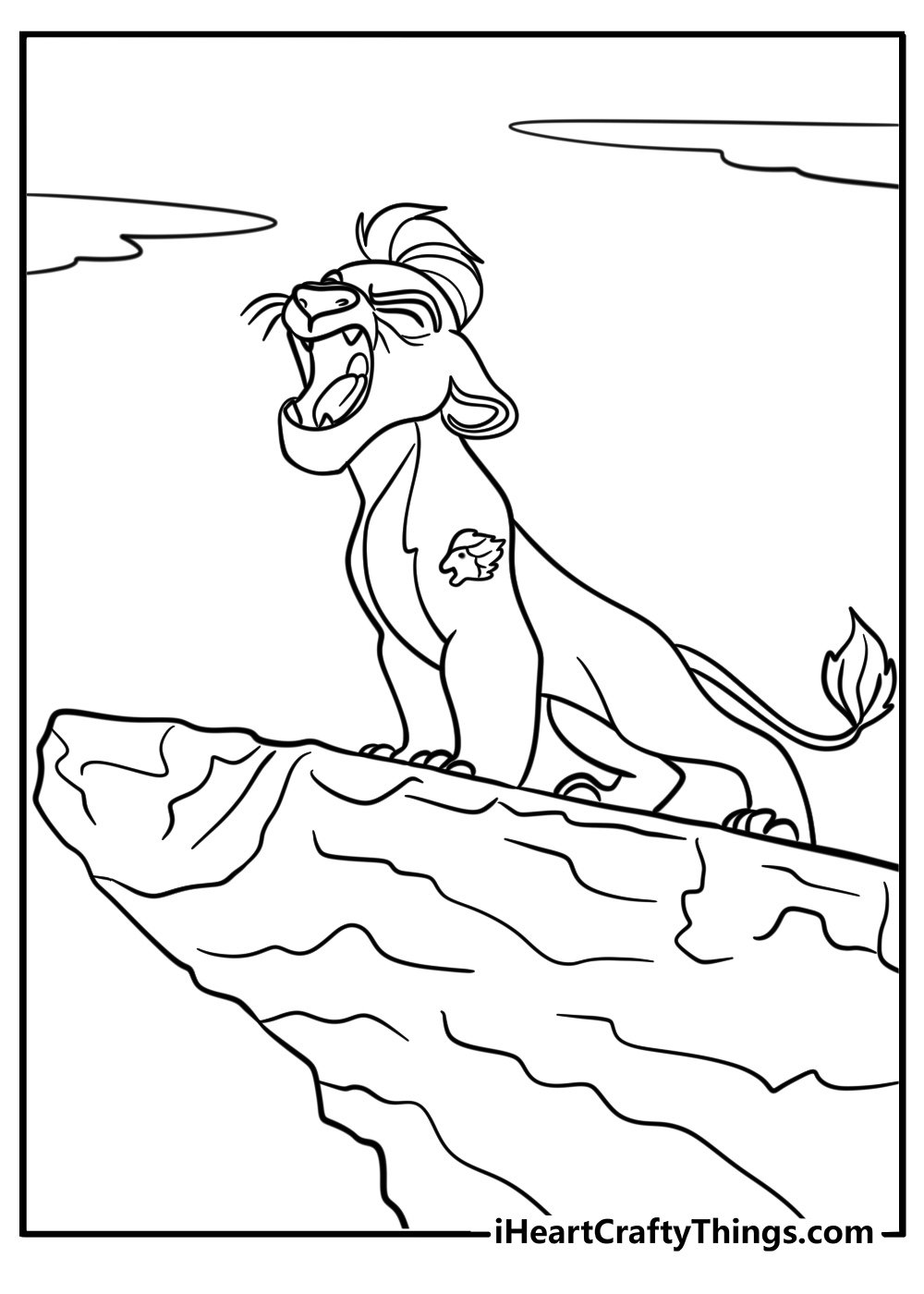 lion guard coloring pages