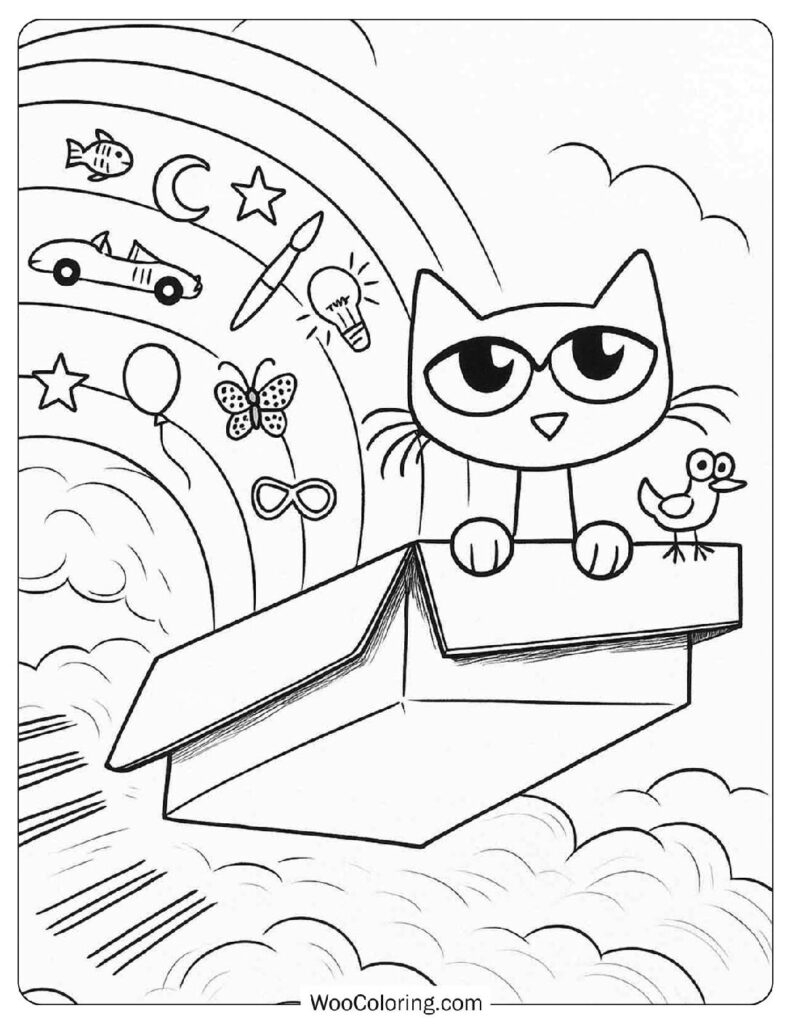pete the cat coloring pages