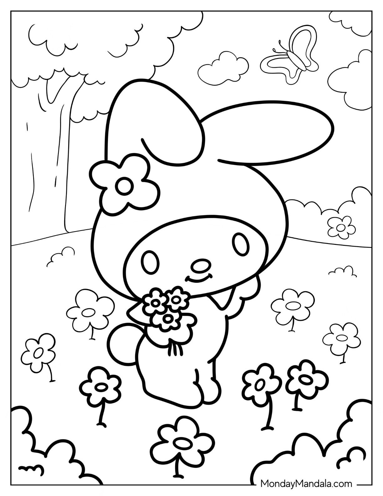 30 Sanrio Coloring Pages Free PDF Printables 