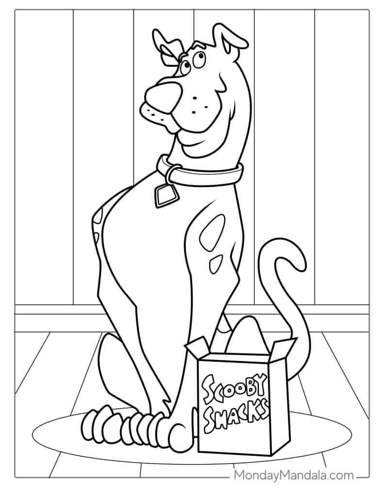 30 Scooby Doo Coloring Pages Free PDF Printables 