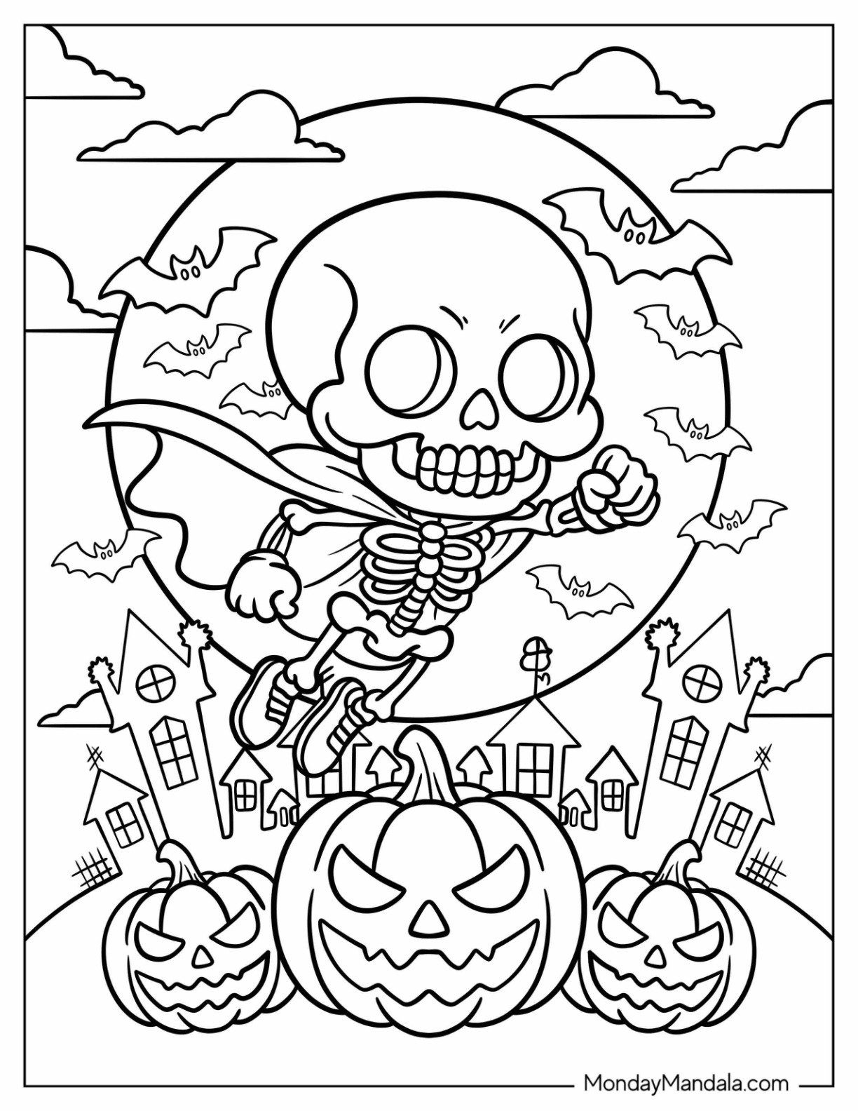coloring pages of skeletons coloring pages of skeletons