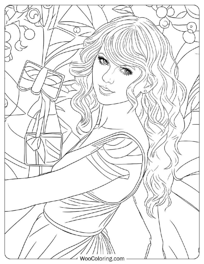30 Taylor Swift Coloring Pages Free PDF To Print Woo Coloring