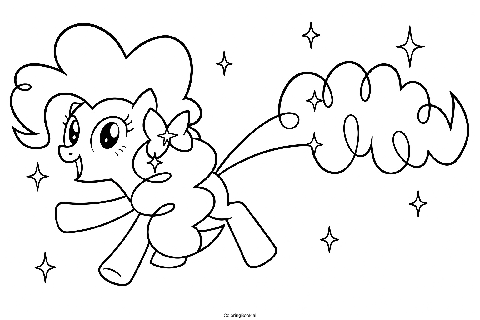 pinkie pie coloring page