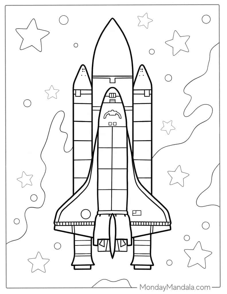 33 Rocket Coloring Pages Free PDF Printables