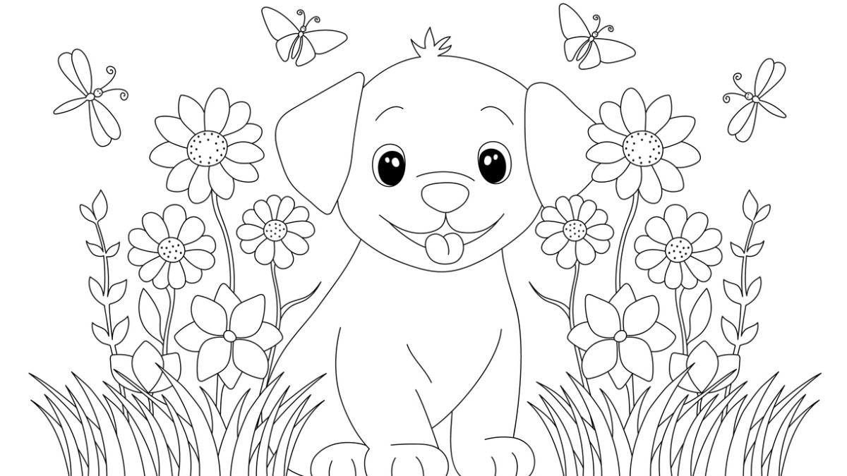 35 Puppy Coloring Pages Free Printable Parade