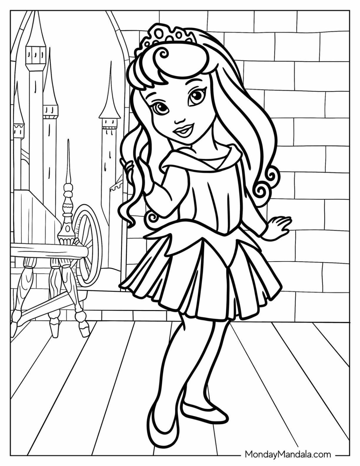 disney princess coloring book printable