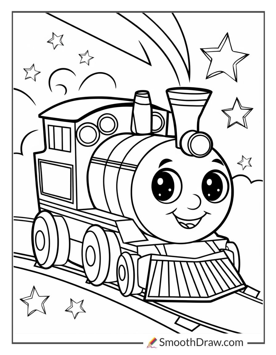 36 Train Coloring Pages Smooth Draw