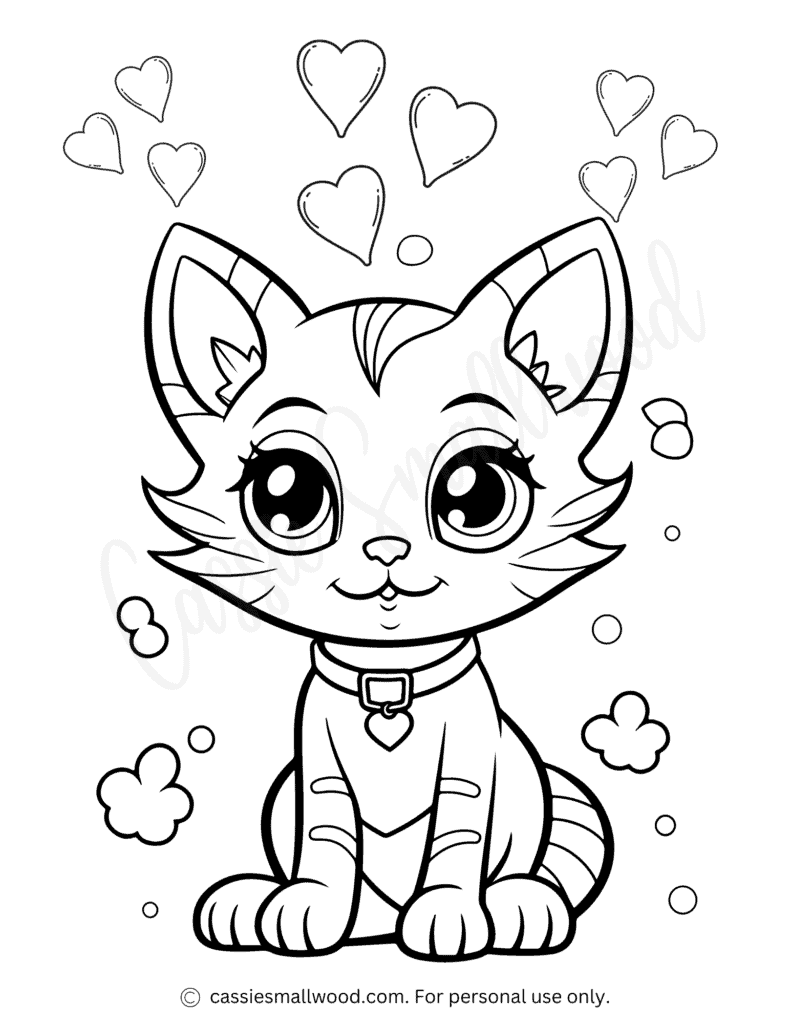 kittens coloring pages to print
