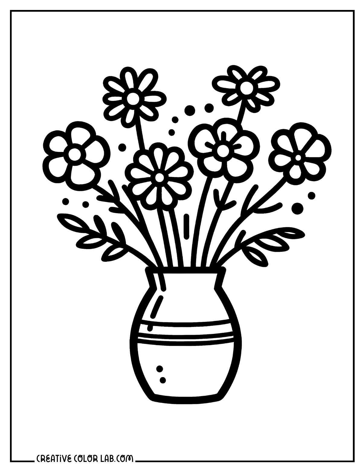 37 Flower Coloring Pages Free Printable PDFs