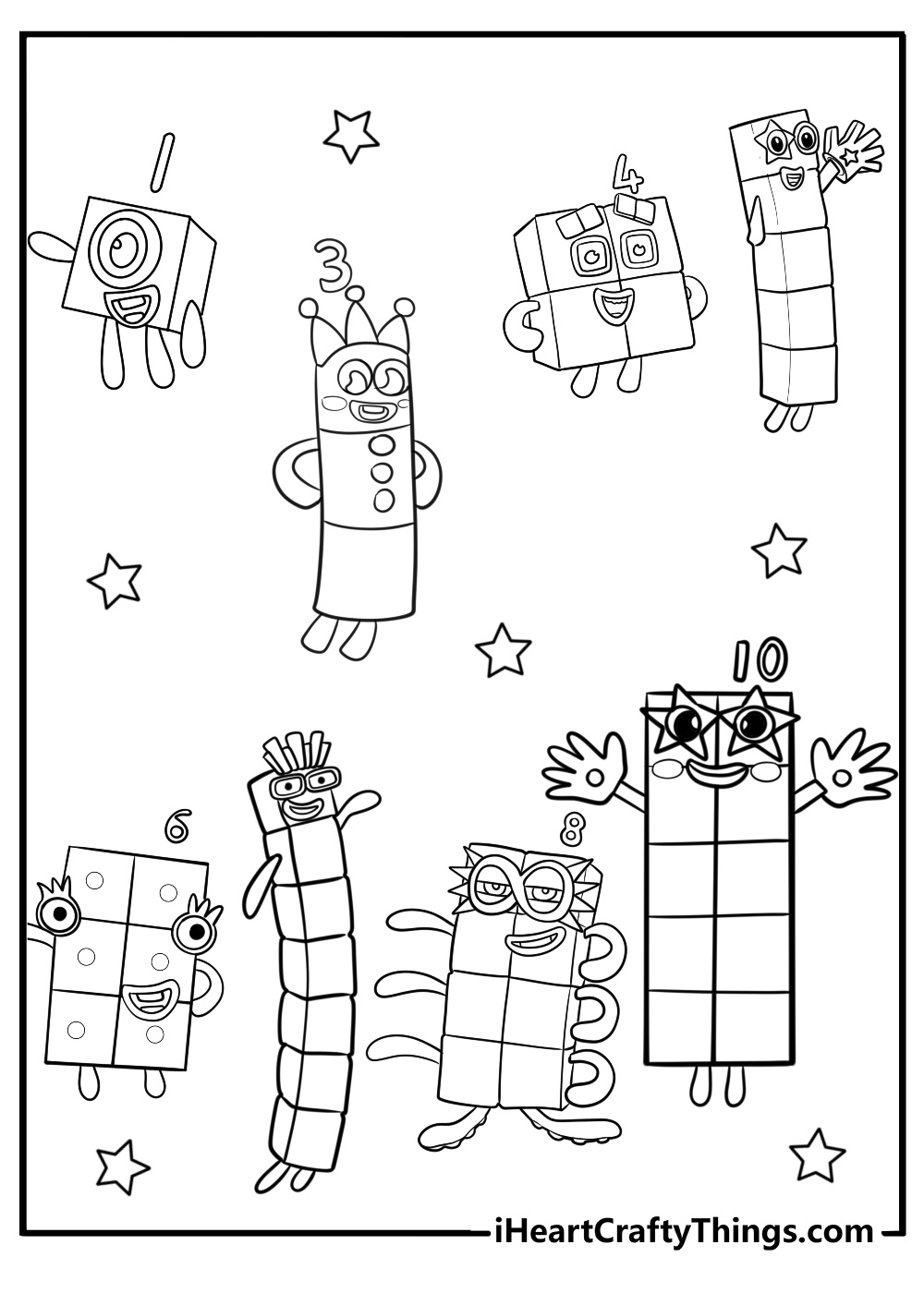 37 Numberblocks Coloring Pages 100 Free To Print 