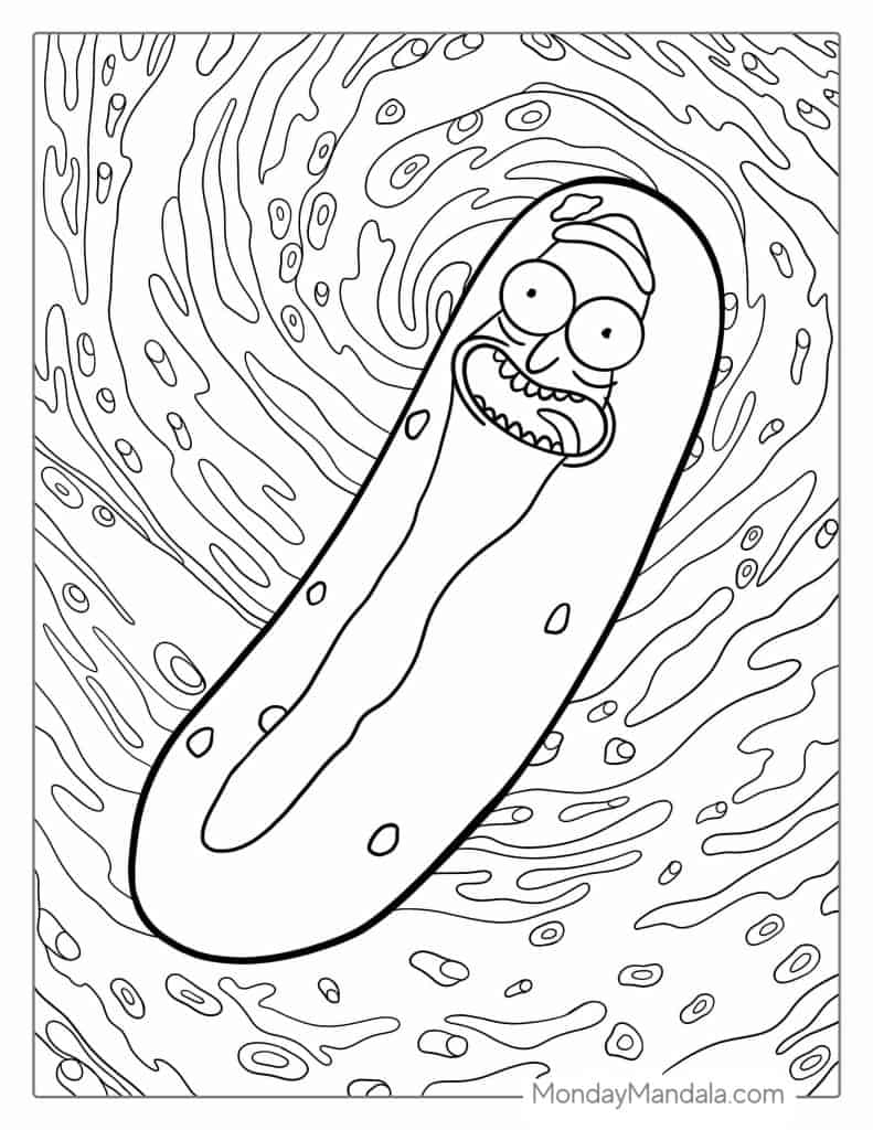 37 Rick And Morty Coloring Pages Free PDF Printables 