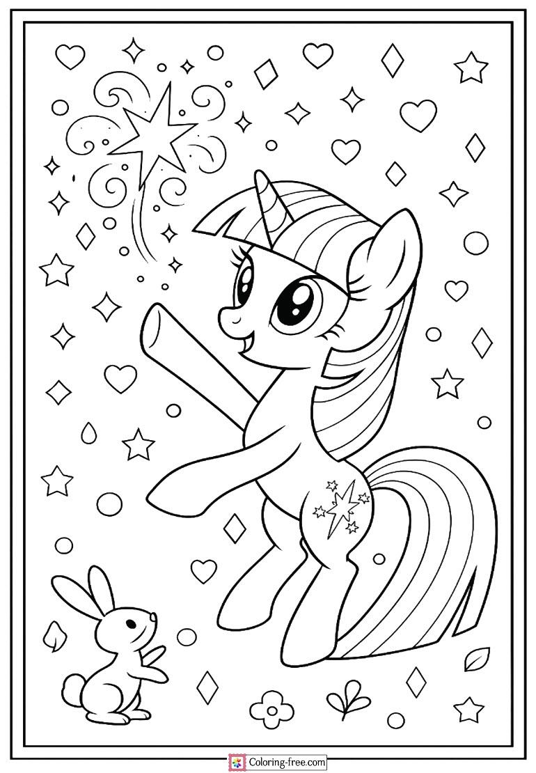 3794 Page The Twilight Sparkle Magical Coloring Page Of 3794 Page The Twilight Sparkle Magical Coloring Page Of