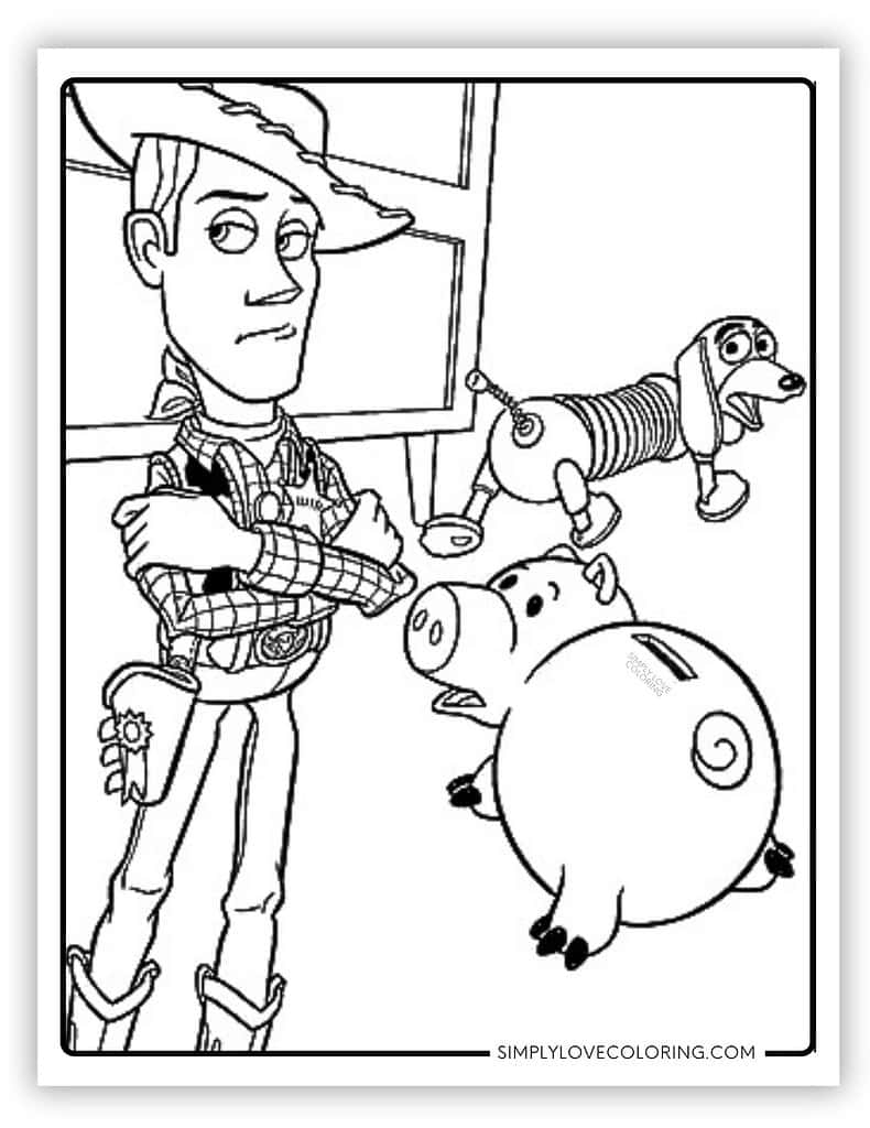 39 Toy Story Coloring Pages Free PDF Printables Simply Love Coloring