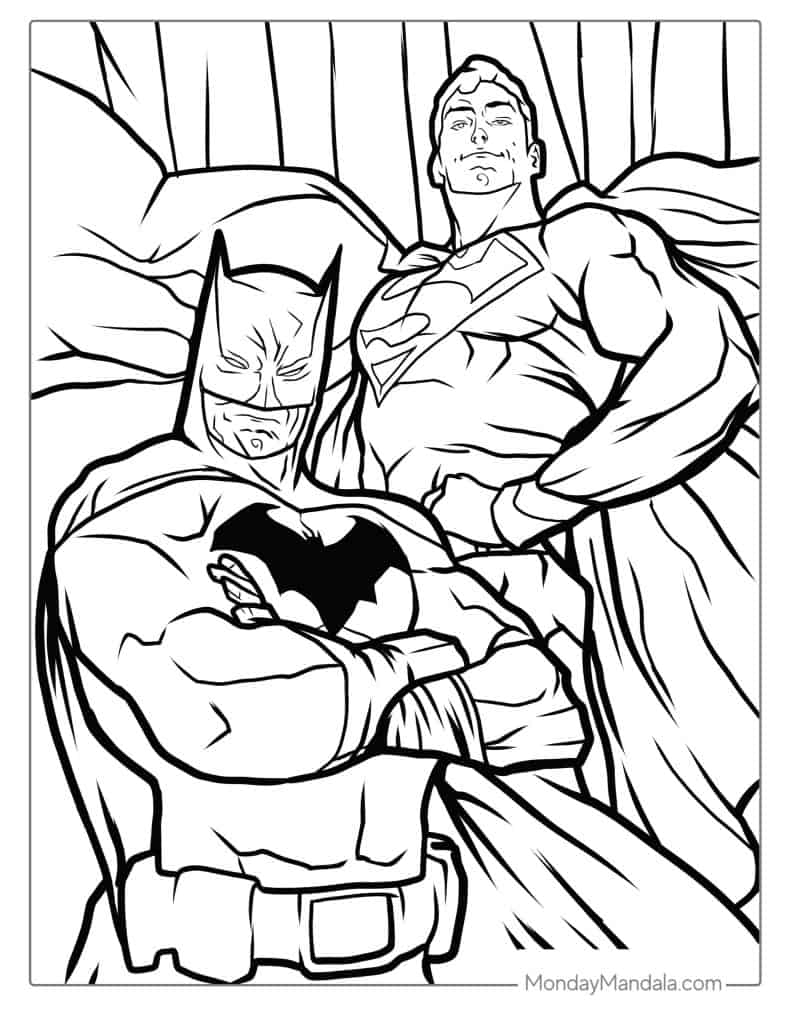 40 Batman Coloring Pages Free PDF Printables 