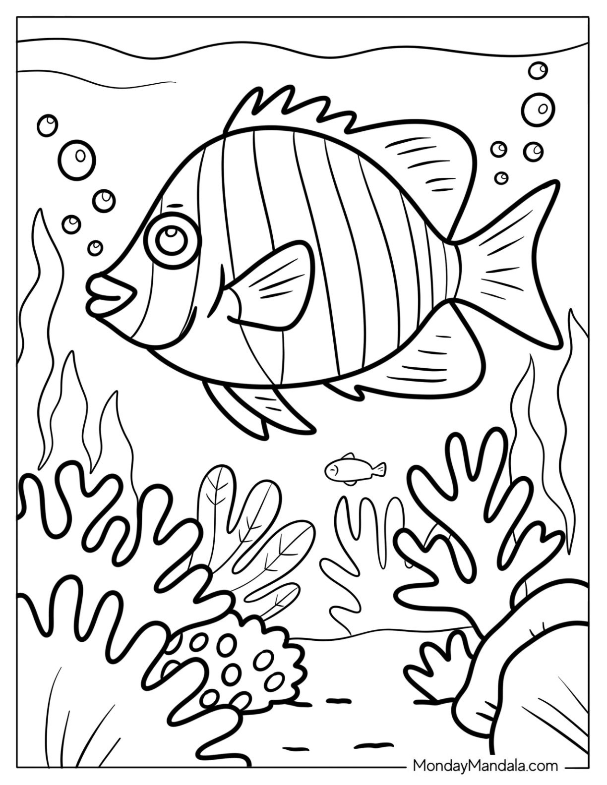 coloring pages for fish